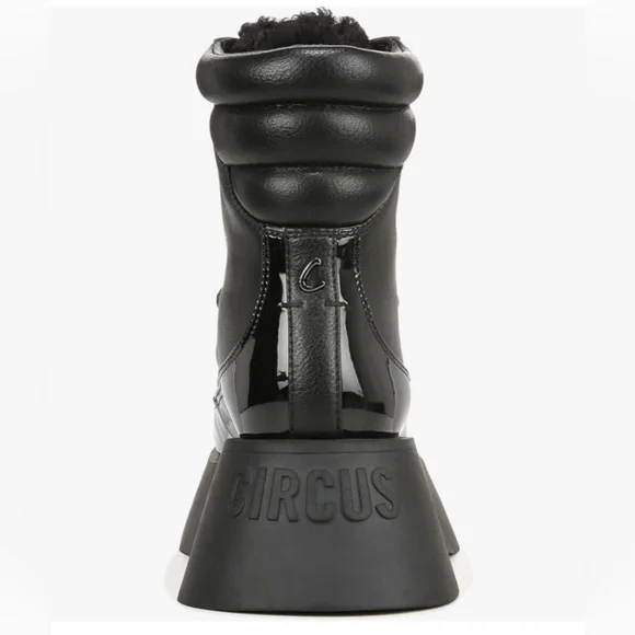 Circus NY by Sam Edelman Women's Gail Black Platform Lace Up Boots Size 9 NEW - Picture 5 of 10